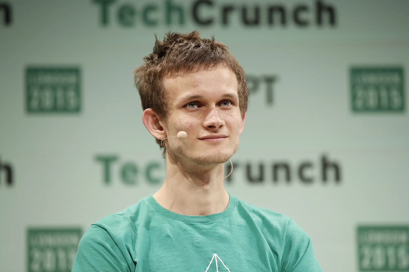 Archivo: Vitalik Buterin durante TechCrunch Disrupt London, diciembre de 2015. Contexto de Ethereum; no corresponde al anuncio de Glamsterdam.